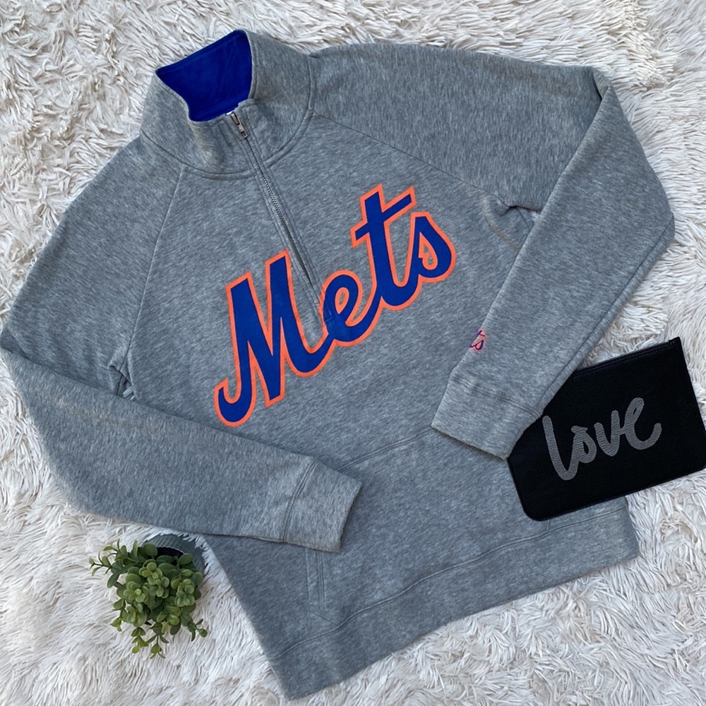 PINK Victoria’s Secret NY Mets 1/4 Zip Sweatshirt